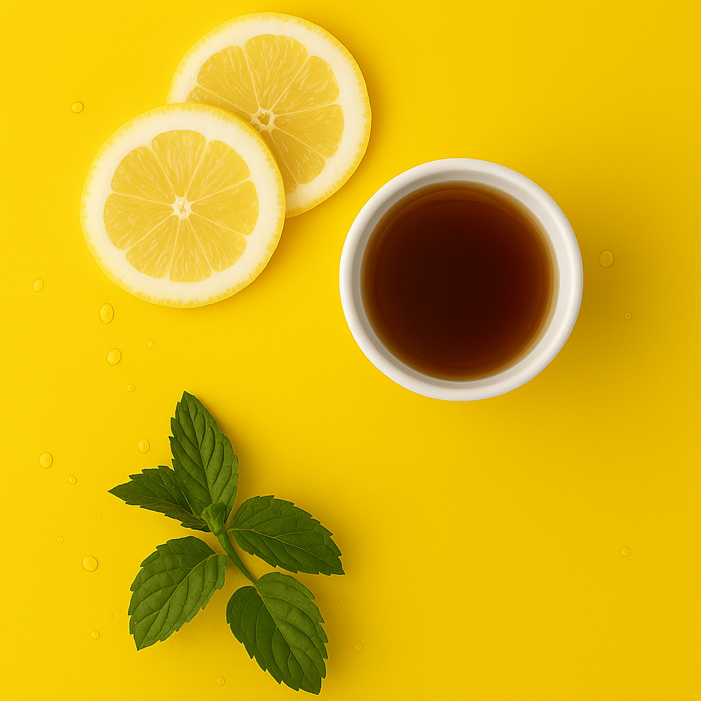 شاي كيوفي الأسود سريع التحضير بنكهة النعناع - خالي من السكر