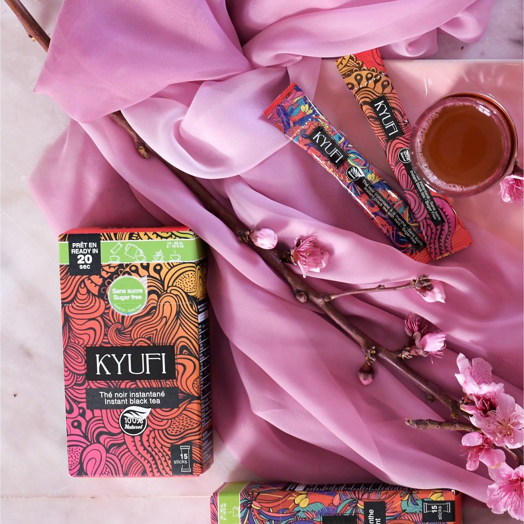 KYUFI Instant Black Tea - Sugar Free