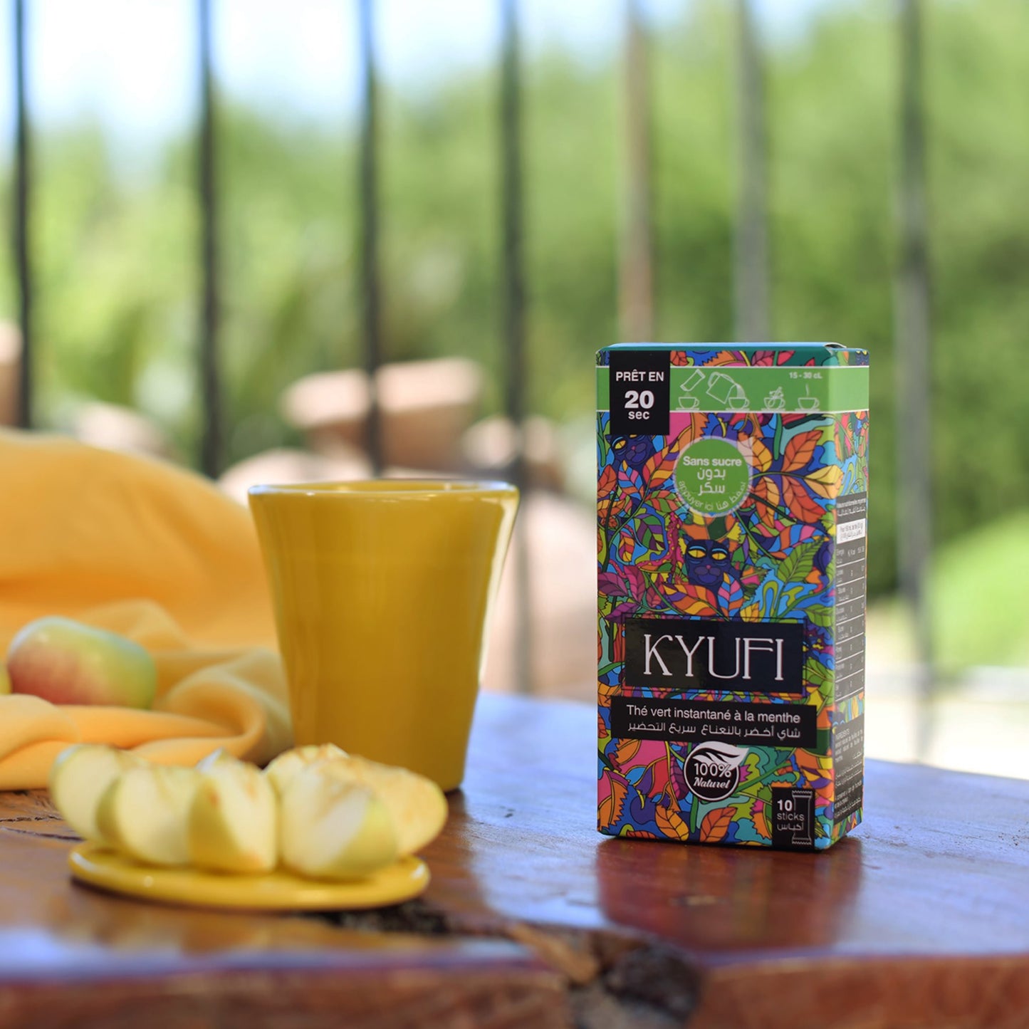 KYUFI Instant Mint Green Tea - Sugar Free