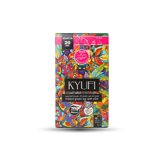 KYUFI Instant Green Tea With Mint - Sweet