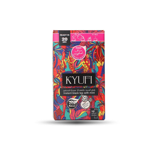 KYUFI Instant Black Tea With Mint - Sweet