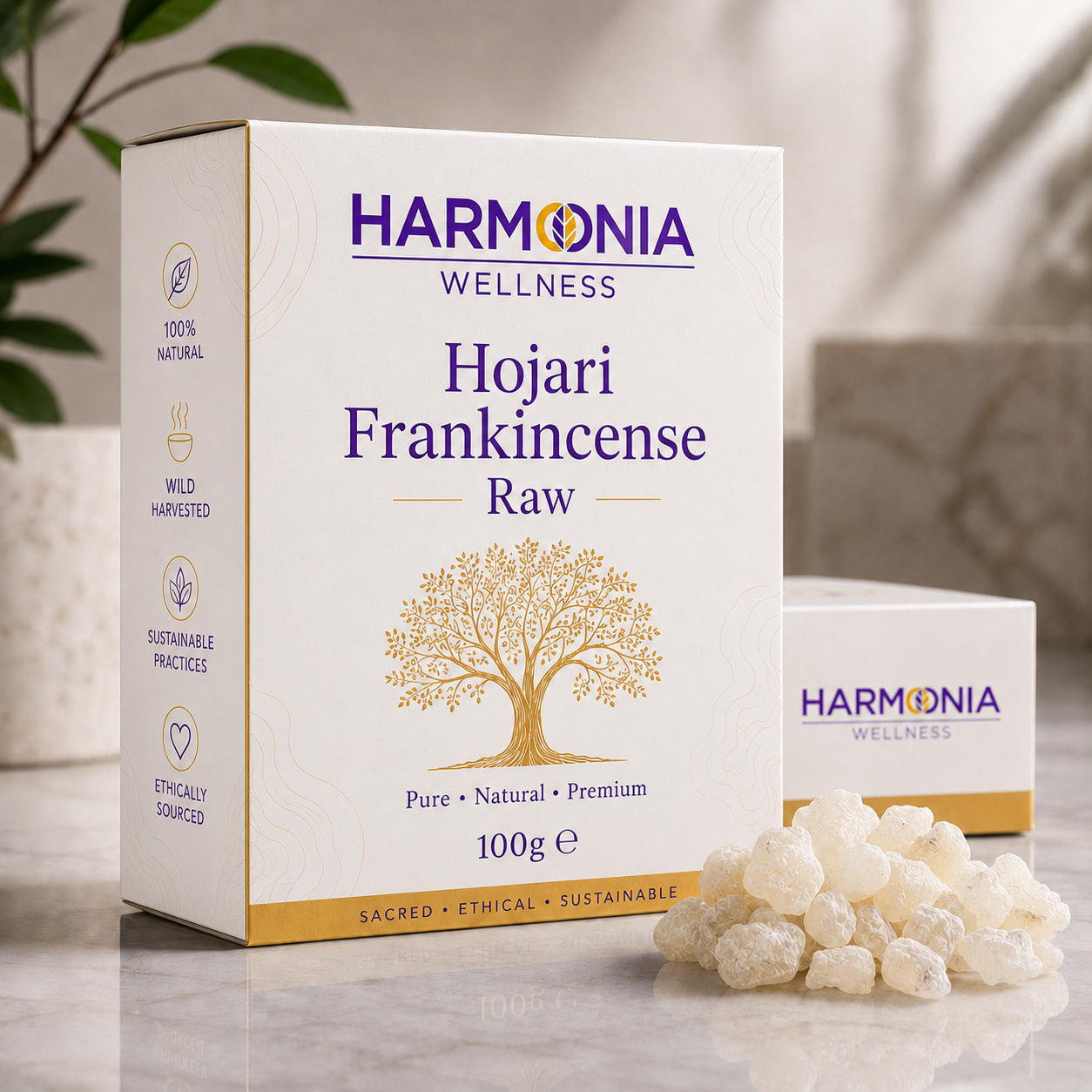 Harmoonia Wellness Hojari Frankincense 100g