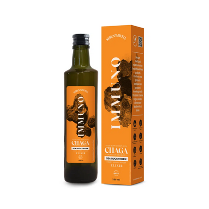 مكمل غذائي Immuno Elixir مع شاجا ونبق البحر والعسل والأعشاب والزنجبيل