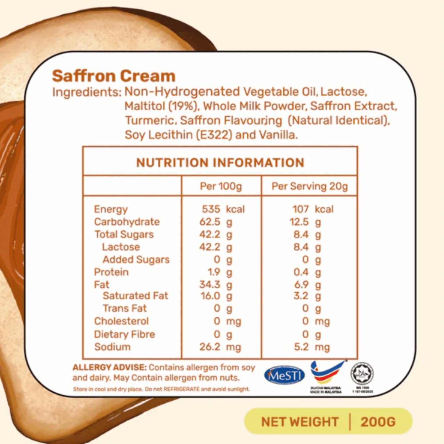 Saffron Cream